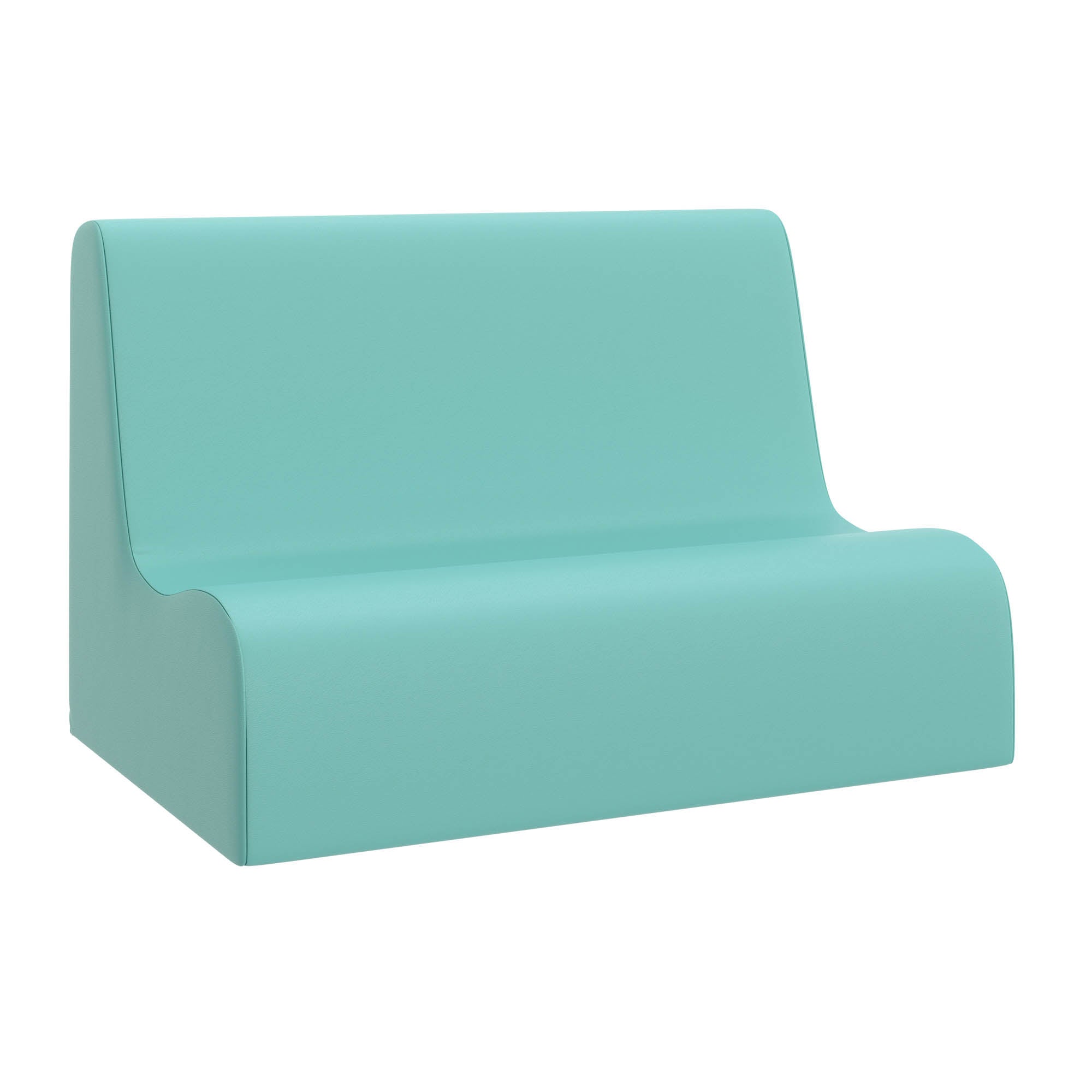 Small Contour Sofa - Aqua