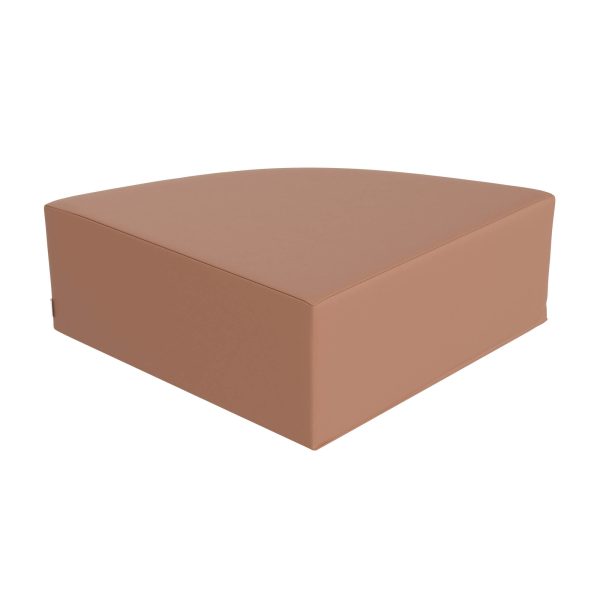 Medium Corner Ottoman - Clay