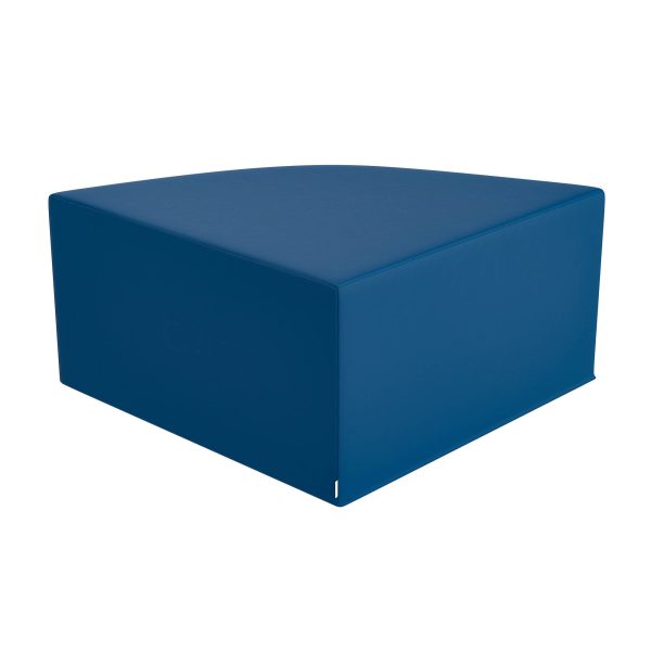 Large Corner Ottoman - Aqua