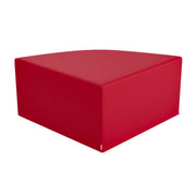 Large Corner Ottoman - Red