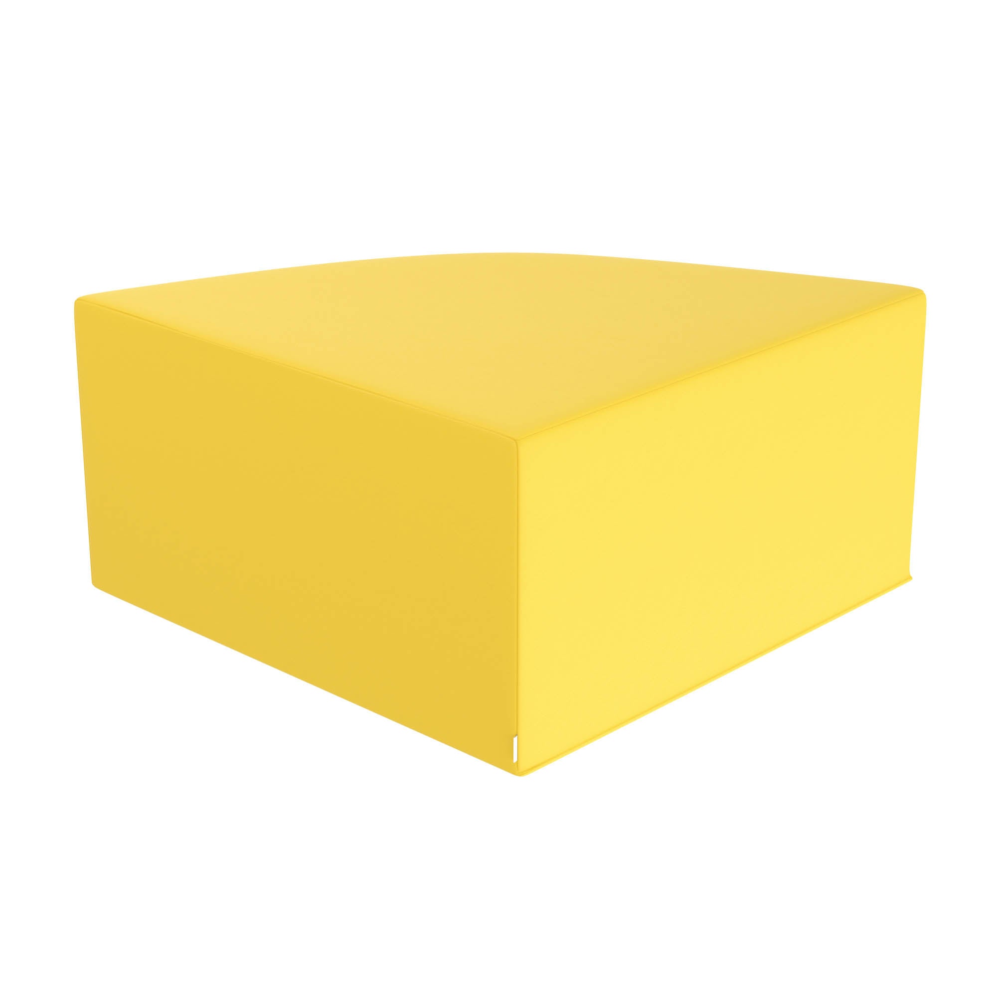 Large Corner Ottoman - Yellow
