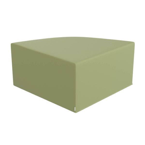 Large Corner Ottoman - Sage
