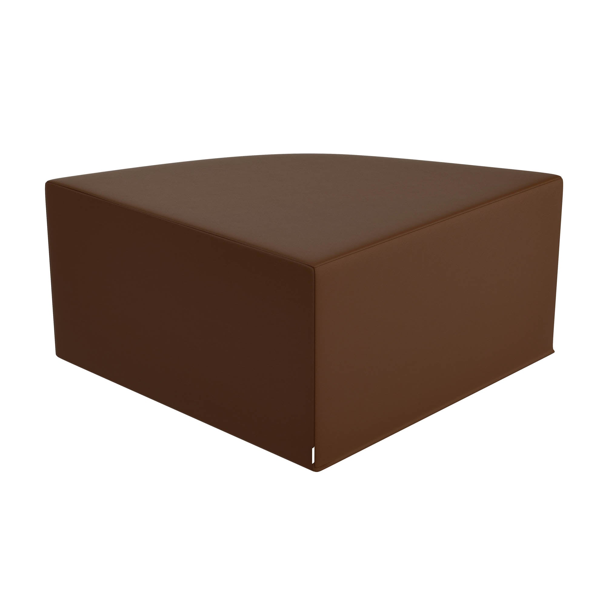 Large Corner Ottoman - Walnut