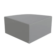 Large Corner Ottoman - Gray
