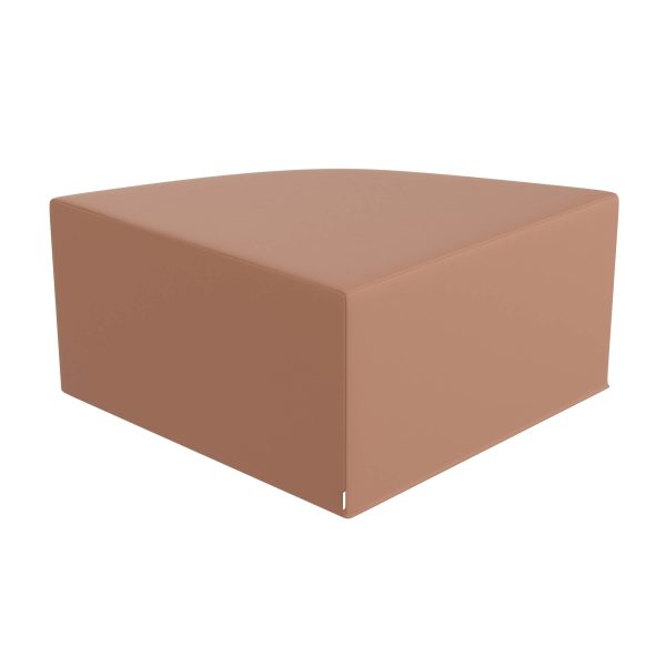 Large Corner Ottoman - Clay