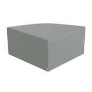 Large Corner Ottoman - Glacier Gray