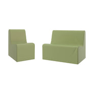Large Contour Chair and Sofa Set - Sage