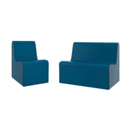 Large Contour Chair and Sofa Set - Deep Water