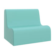 Medium Contour Sofa - Aqua