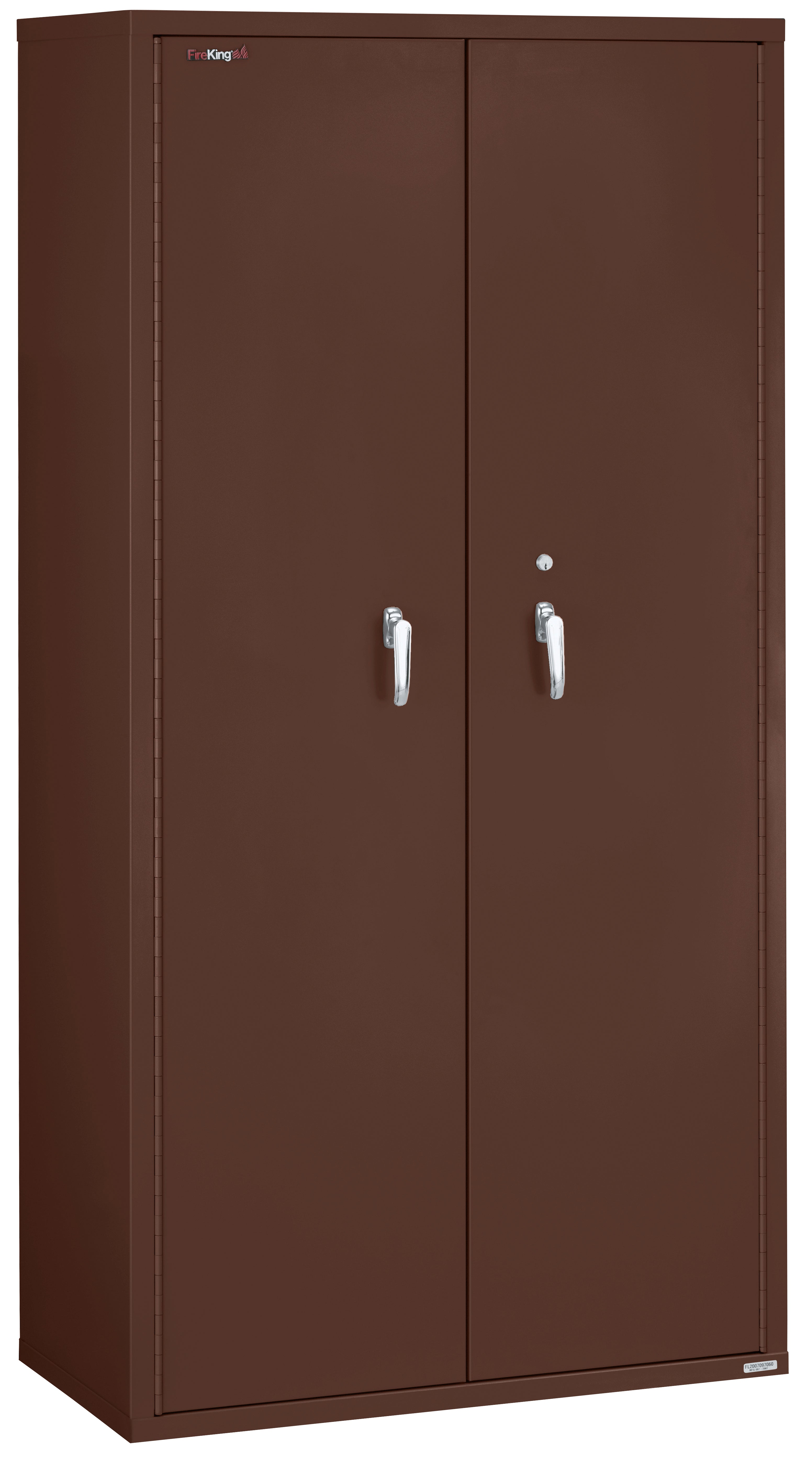 Fire Resistant - Double door storage cabinet - 72"H (Brown)