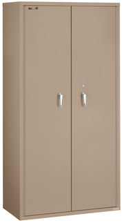 Fire Resistant - Double door storage cabinet - 72"H (Taupe)