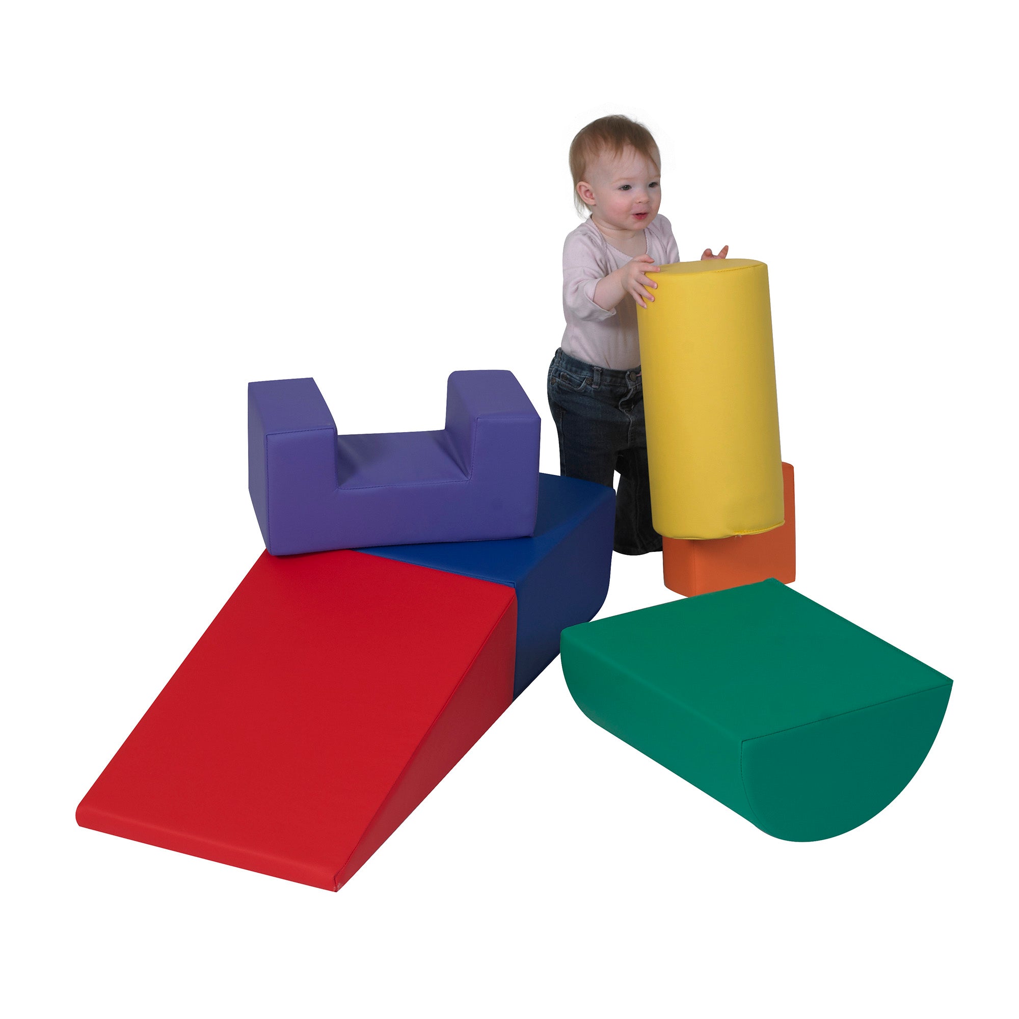 Climb and Play 6 Piece Play Set - Rainbow