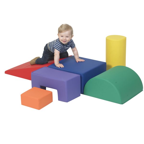 Climb and Play 6 Piece Play Set - Rainbow