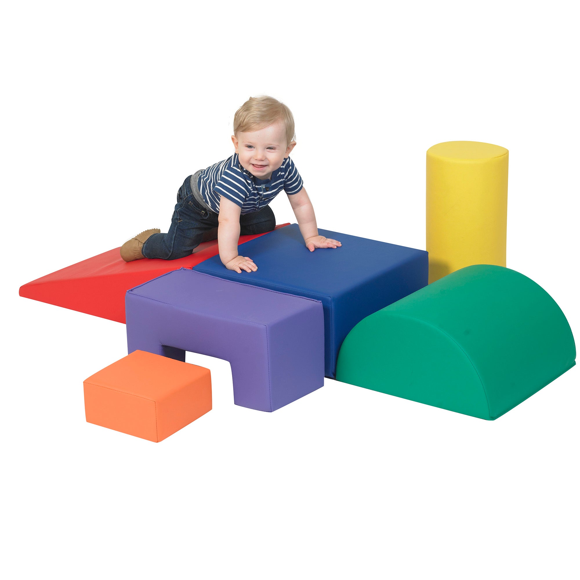 Climb and Play 6 Piece Play Set - Rainbow