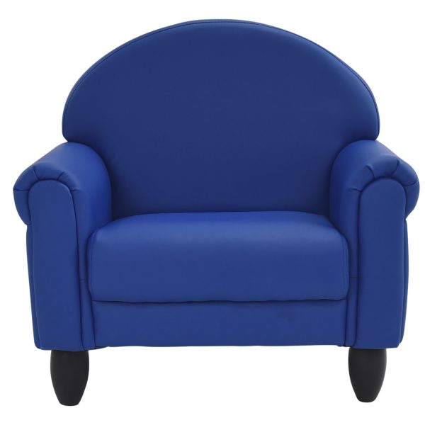 As We Grow Sofa - Blue with Black Legs