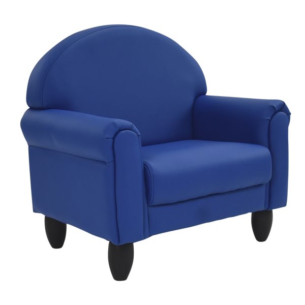 As We Grow Sofa - Blue with Black Legs