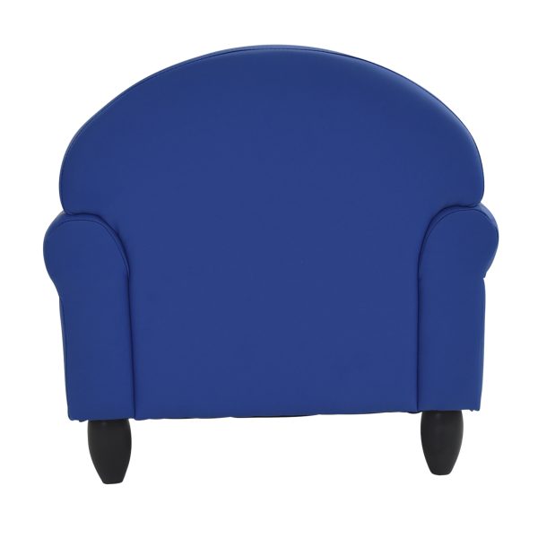AS WE GROW Classic Chair - Blue with Black Legs