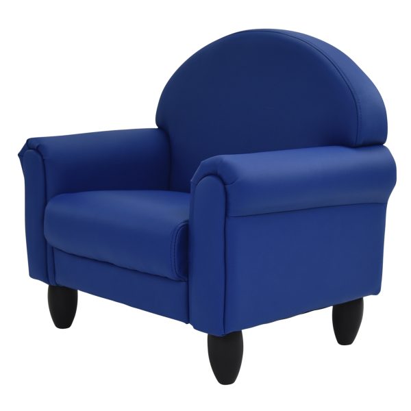 As We Grow Sofa - Blue with Black Legs