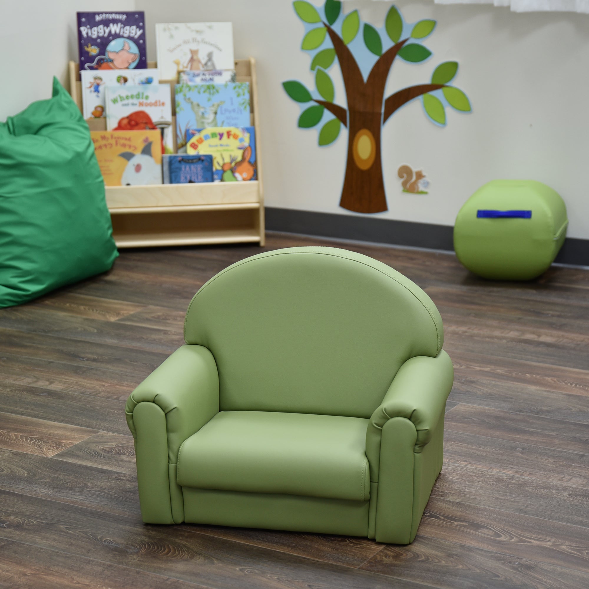 As We Grow Chair - Sage with Black Legs