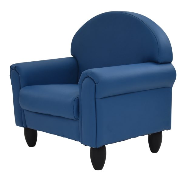 AS WE GROW Classic Chair - Deep Water with Black Legs