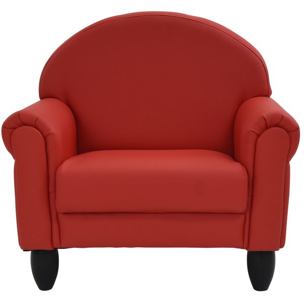 As We Grow Chair - Red with Black Legs