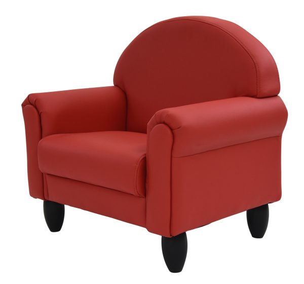 As We Grow Chair - Red with Black Legs