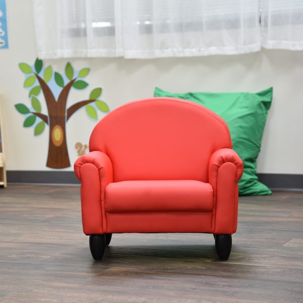 As We Grow Chair - Red with Black Legs