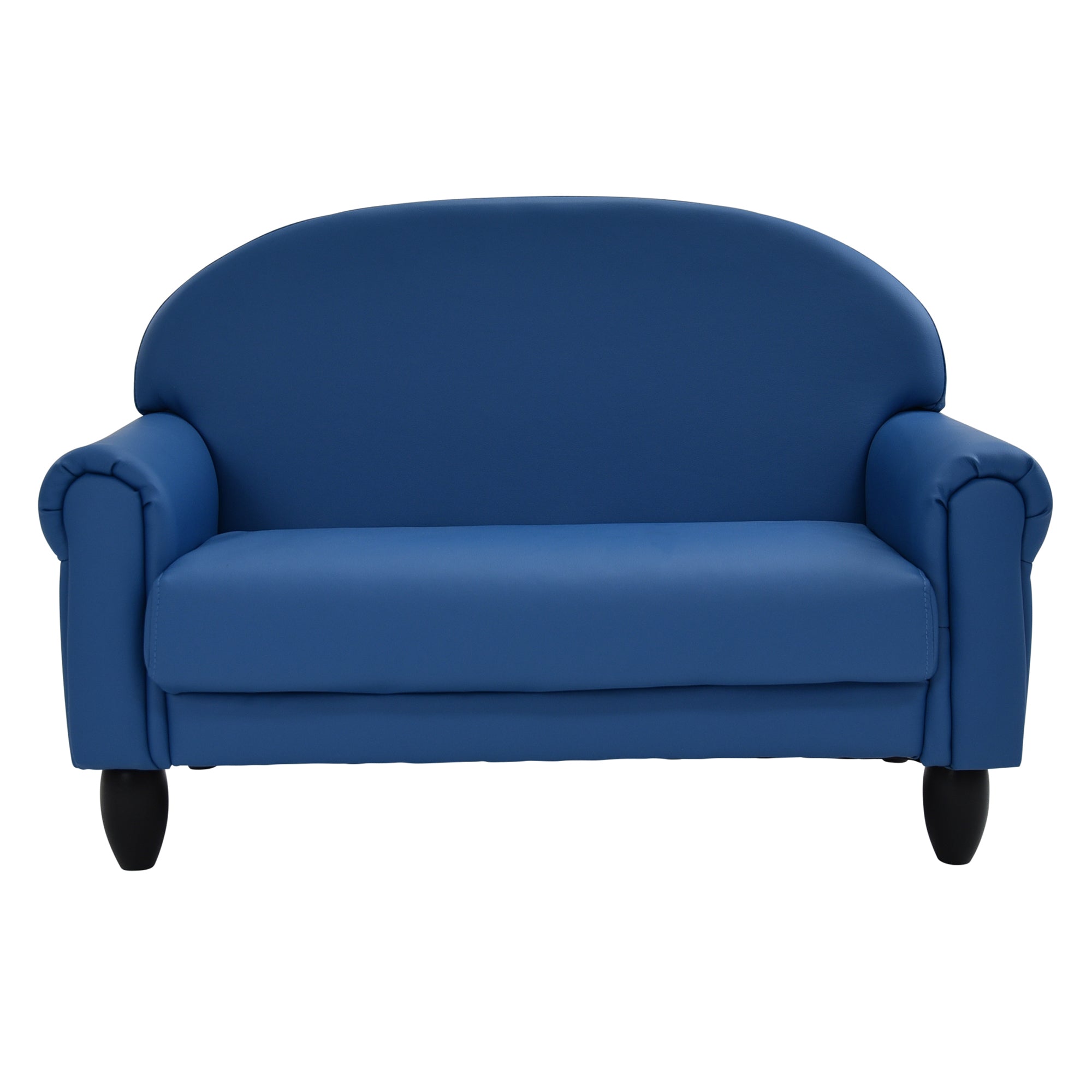 As We Grow Sofa - Deep Water with Black Legs