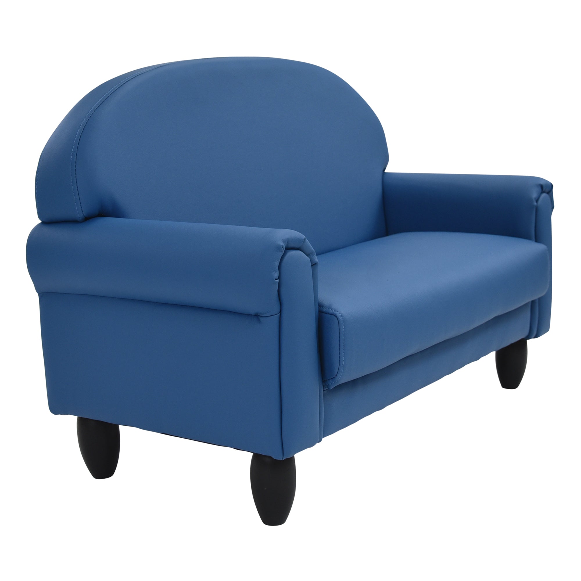 As We Grow Sofa - Deep Water with Black Legs