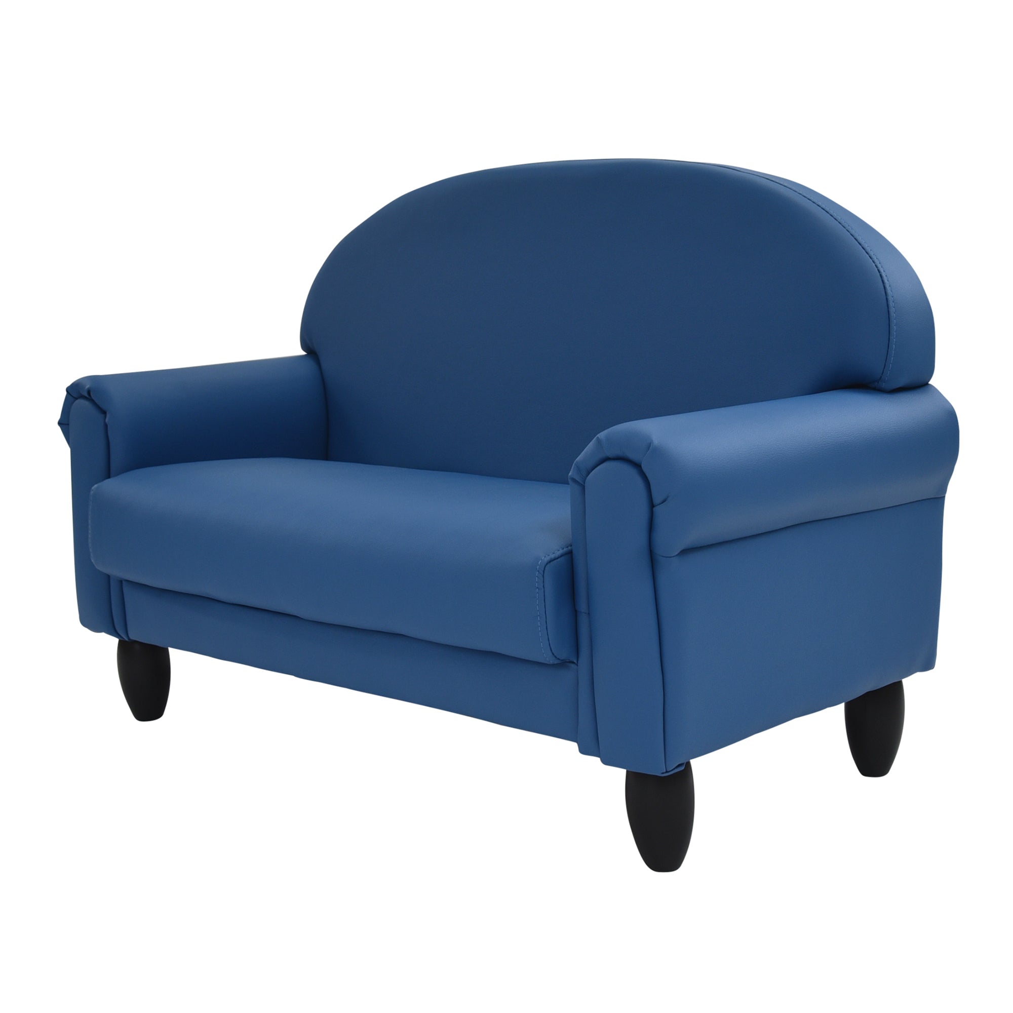 As We Grow Sofa - Deep Water with Black Legs