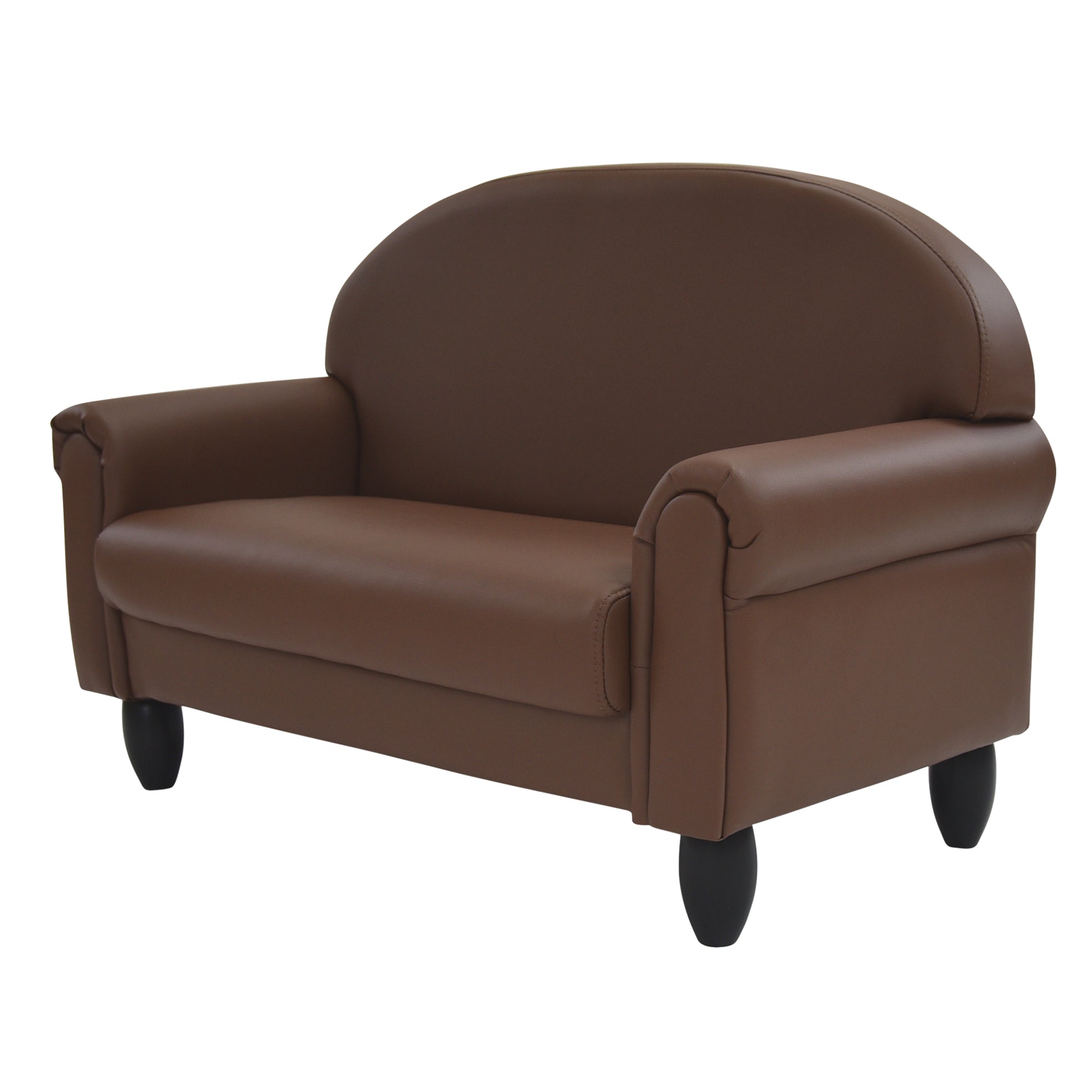 As We Grow Sofa - Walnut with Black Legs