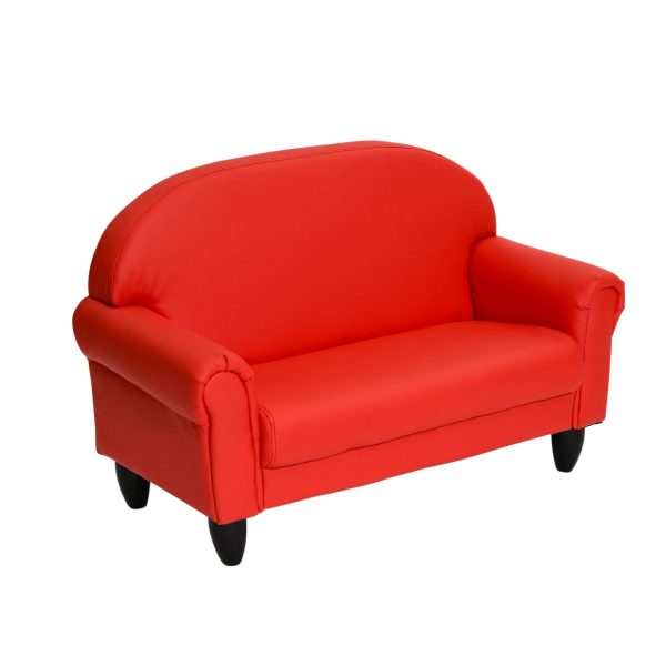 As We Grow Sofa - Red with Black Legs