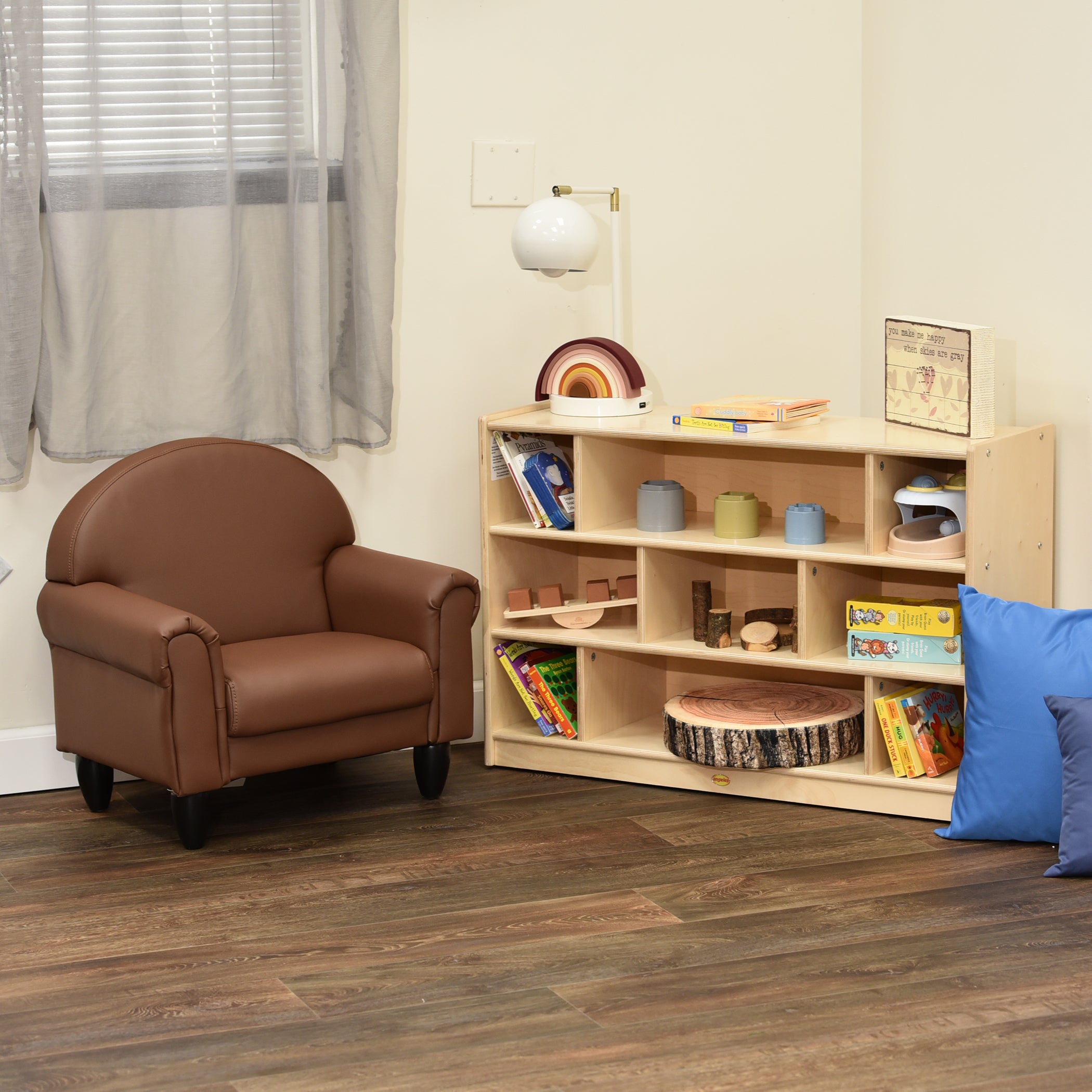 As We Grow Chair - Walnut with Black Legs