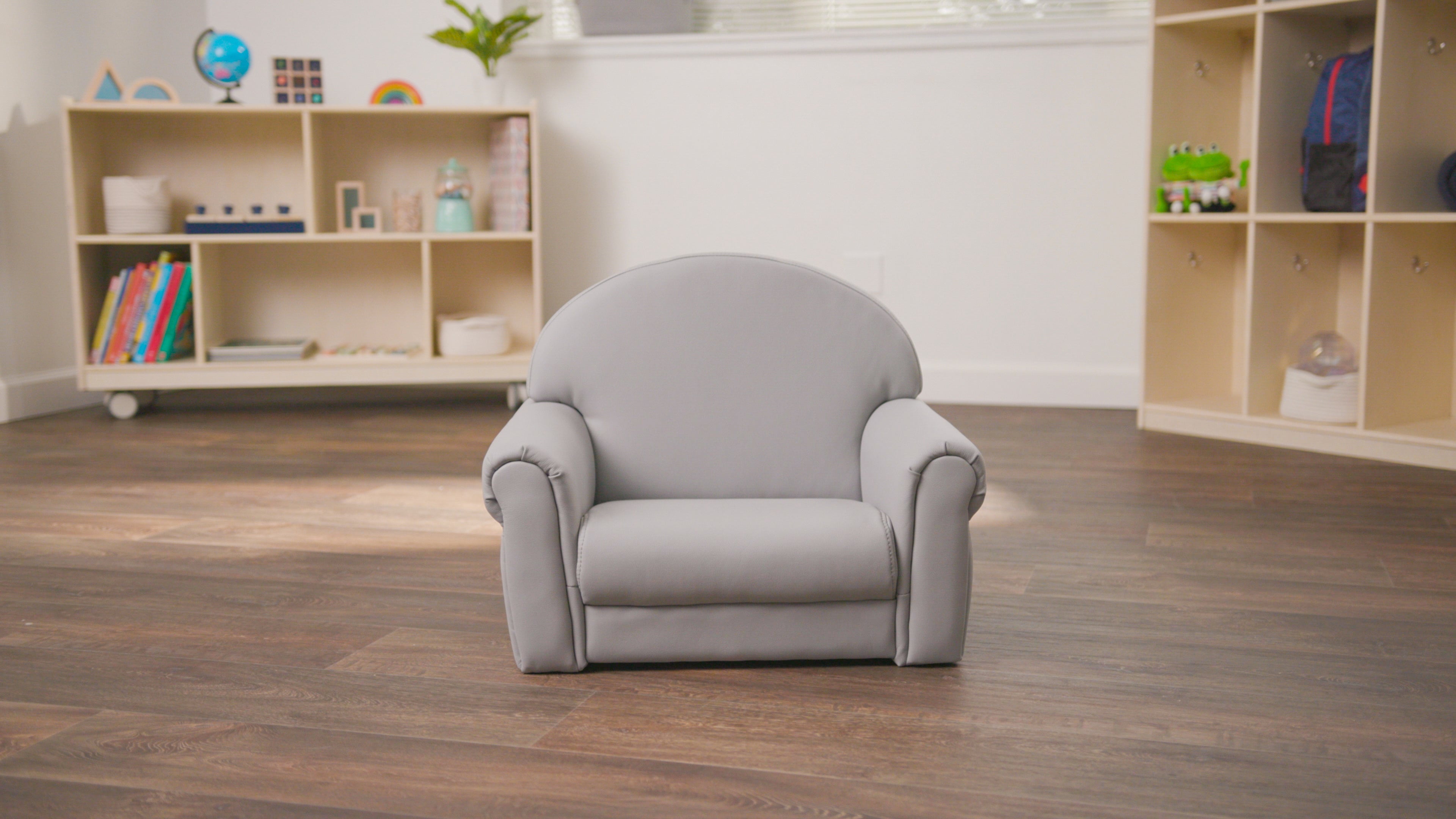 As We Grow Chair - Gray with Natural Legs
