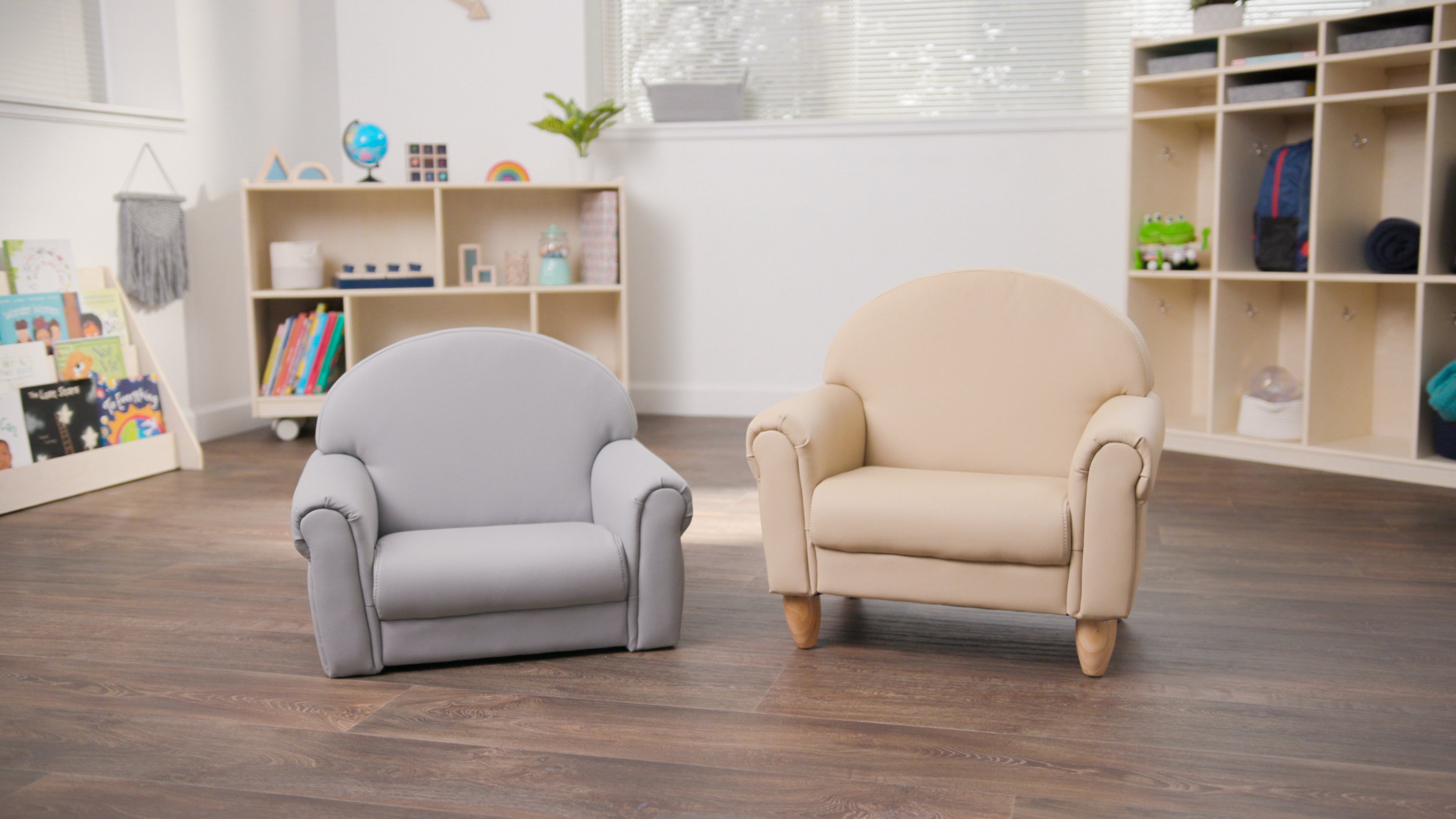 As We Grow Chair - Gray with Natural Legs