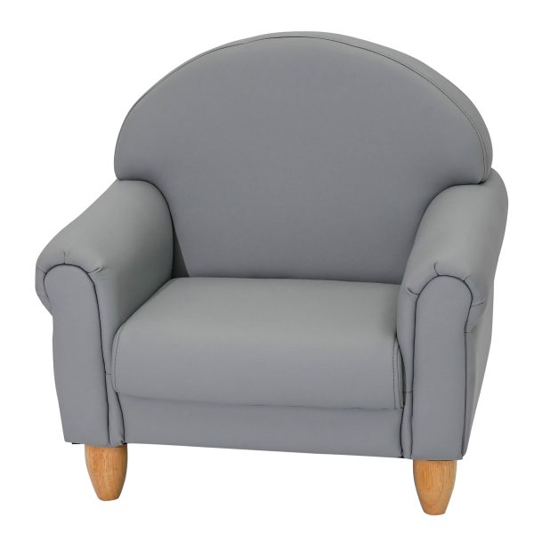 As We Grow Chair - Gray with Natural Legs