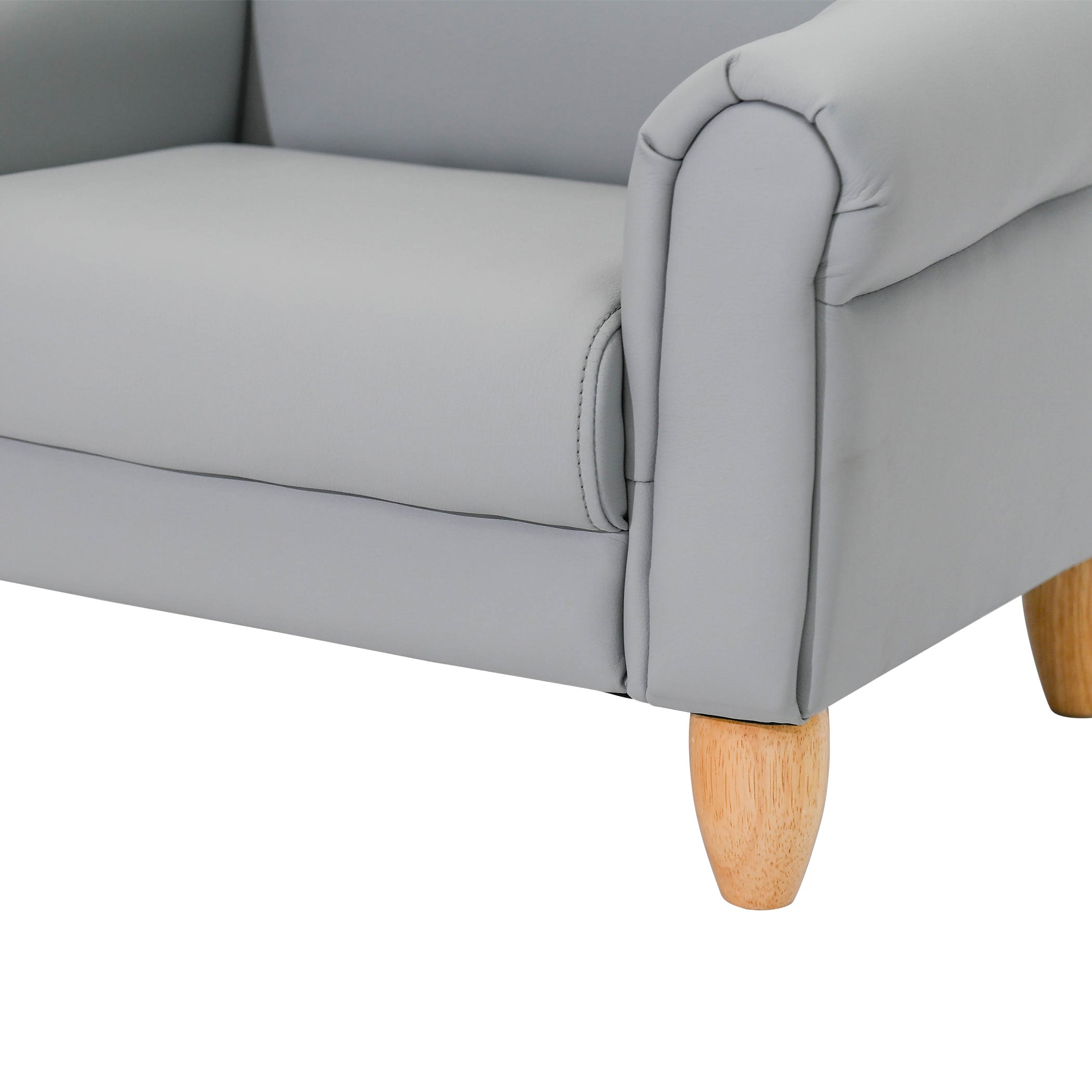 As We Grow Chair - Gray with Natural Legs