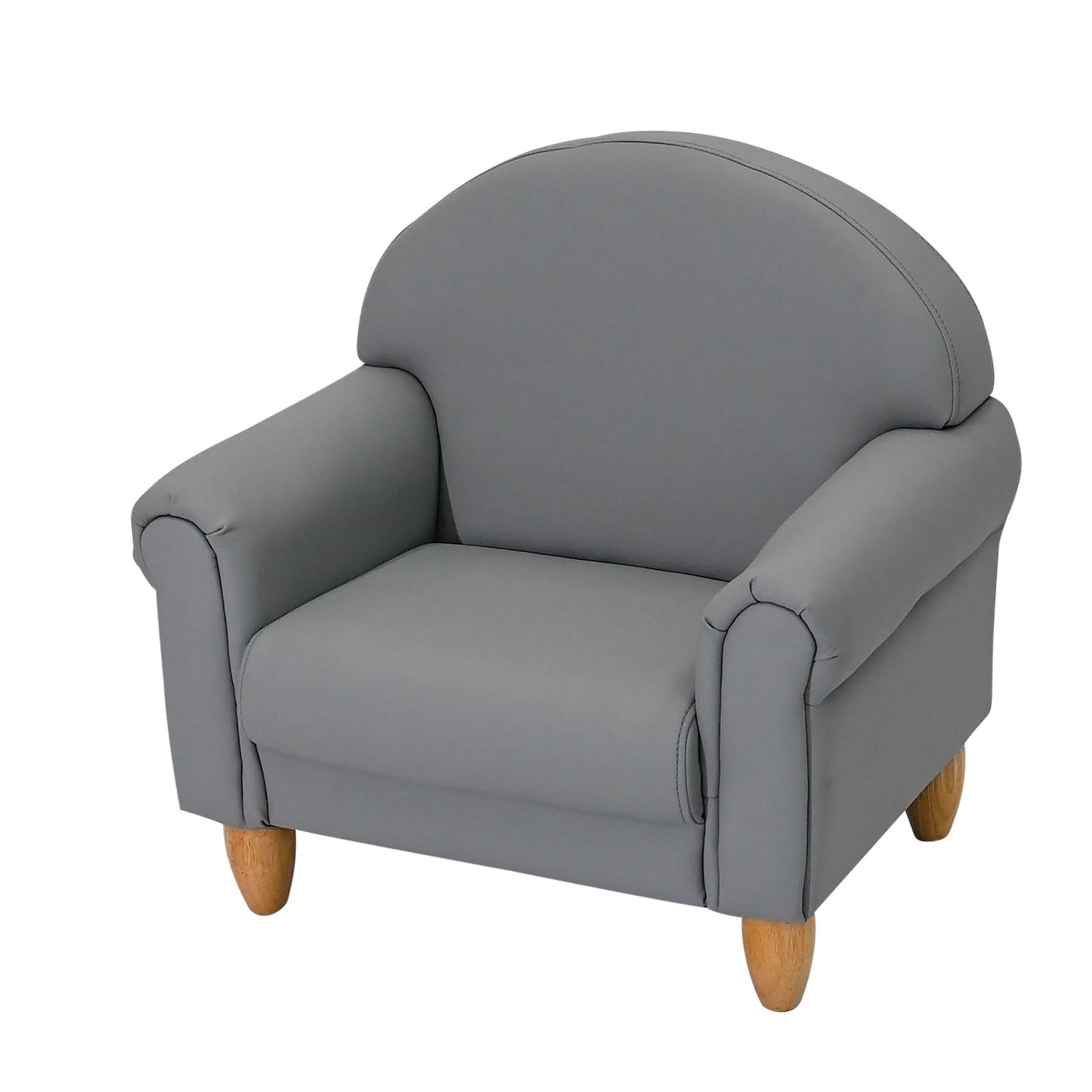 As We Grow Chair - Gray with Natural Legs
