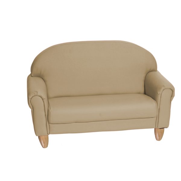 As We Grow Sofa - Buff with Natural Legs