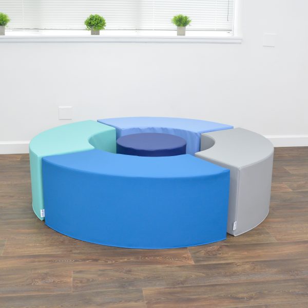 5-Piece Curve Seating - Tranquility Color