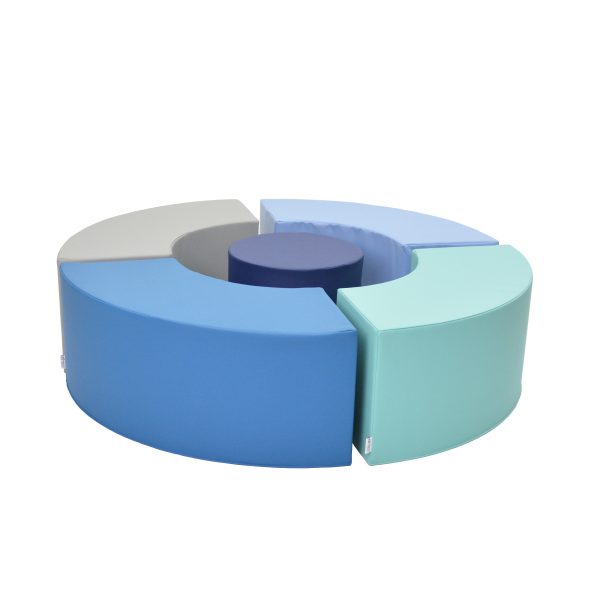 5-Piece Curve Seating - Tranquility Color