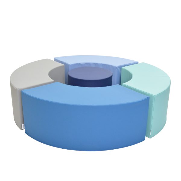 5-Piece Curve Seating - Tranquility Color