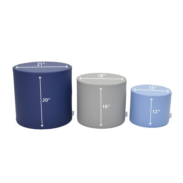 Ottoman Trio - Tranquility - Navy