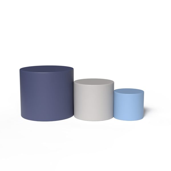 Ottoman Trio - Tranquility - Navy