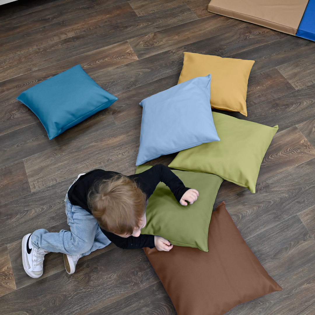 17" Puffy Pillows - Set of 6 - Woodland