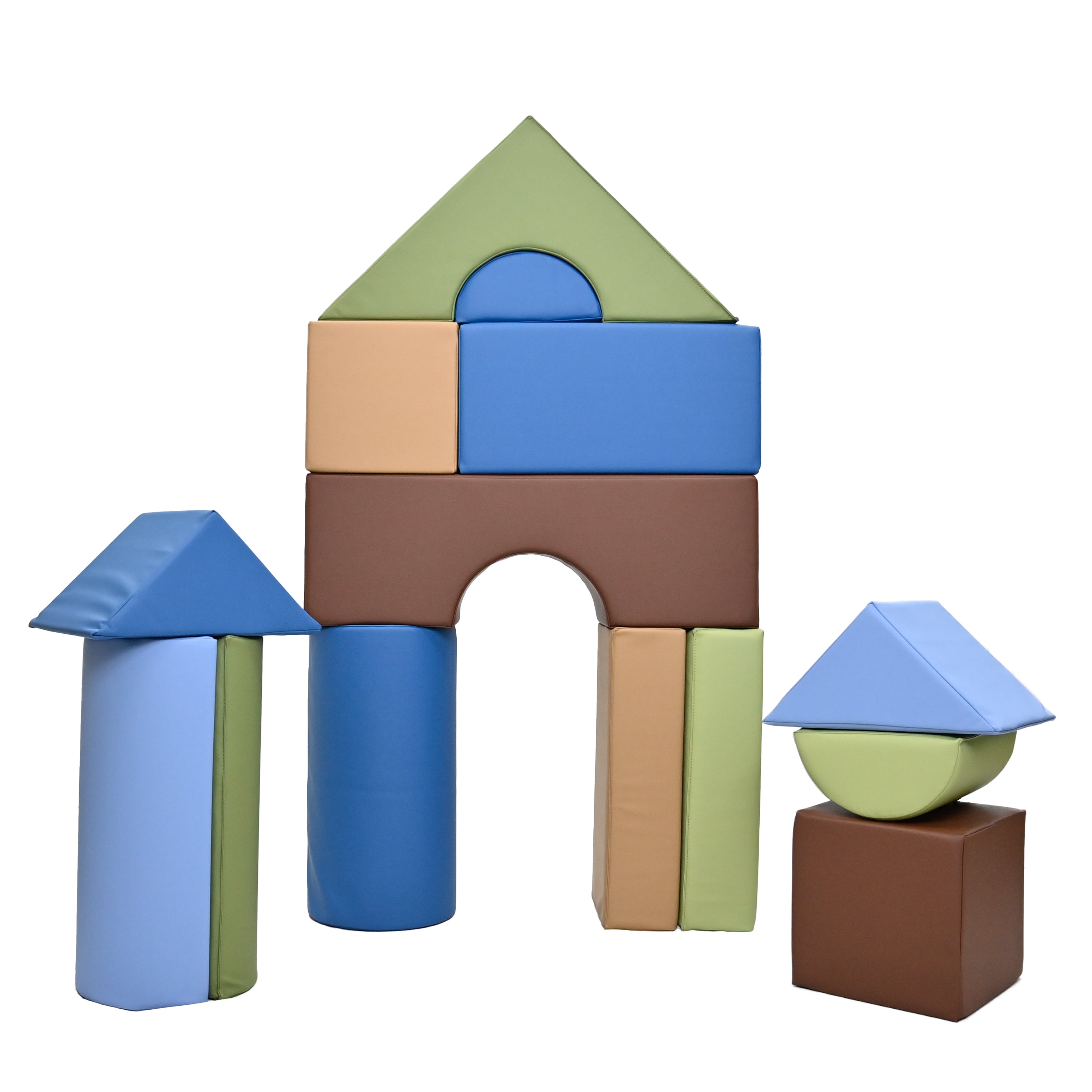 12" Module Blocks - Set of 14 (Set B) - Woodland