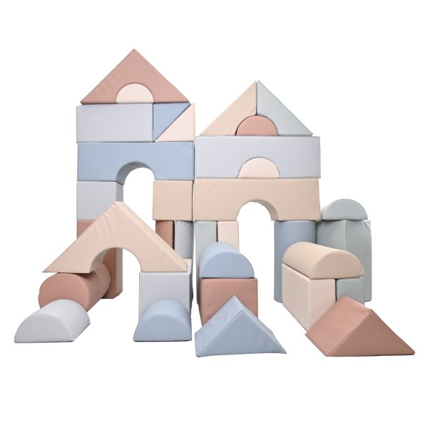 12" Module Blocks - Set A & B - Elements Color - Set of 35