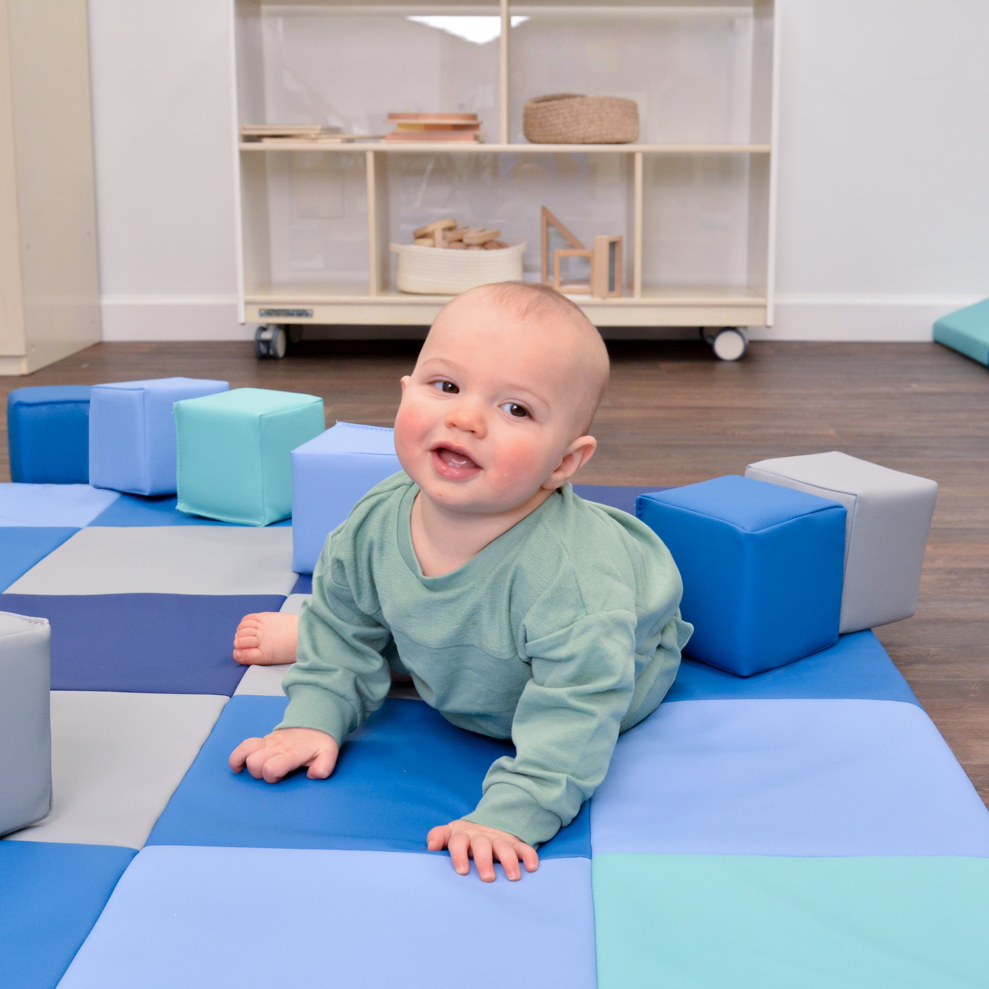Toddler Baby Blocks - Set of 12 - Tranquility
