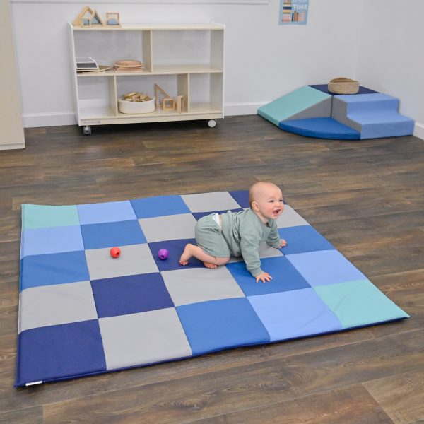 Patchwork Crawly Mat - Tranquility