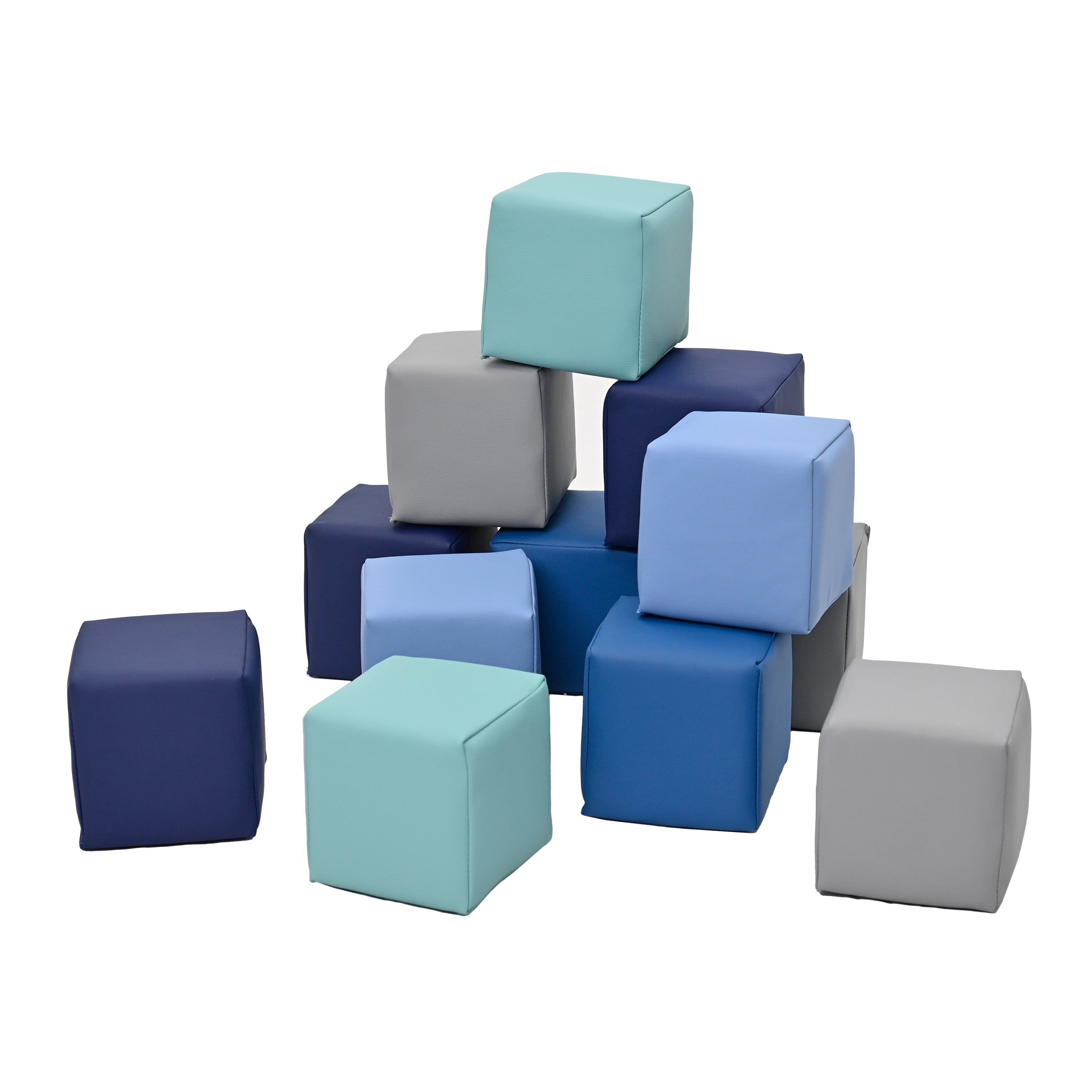 Toddler Baby Blocks - Set of 12 - Tranquility